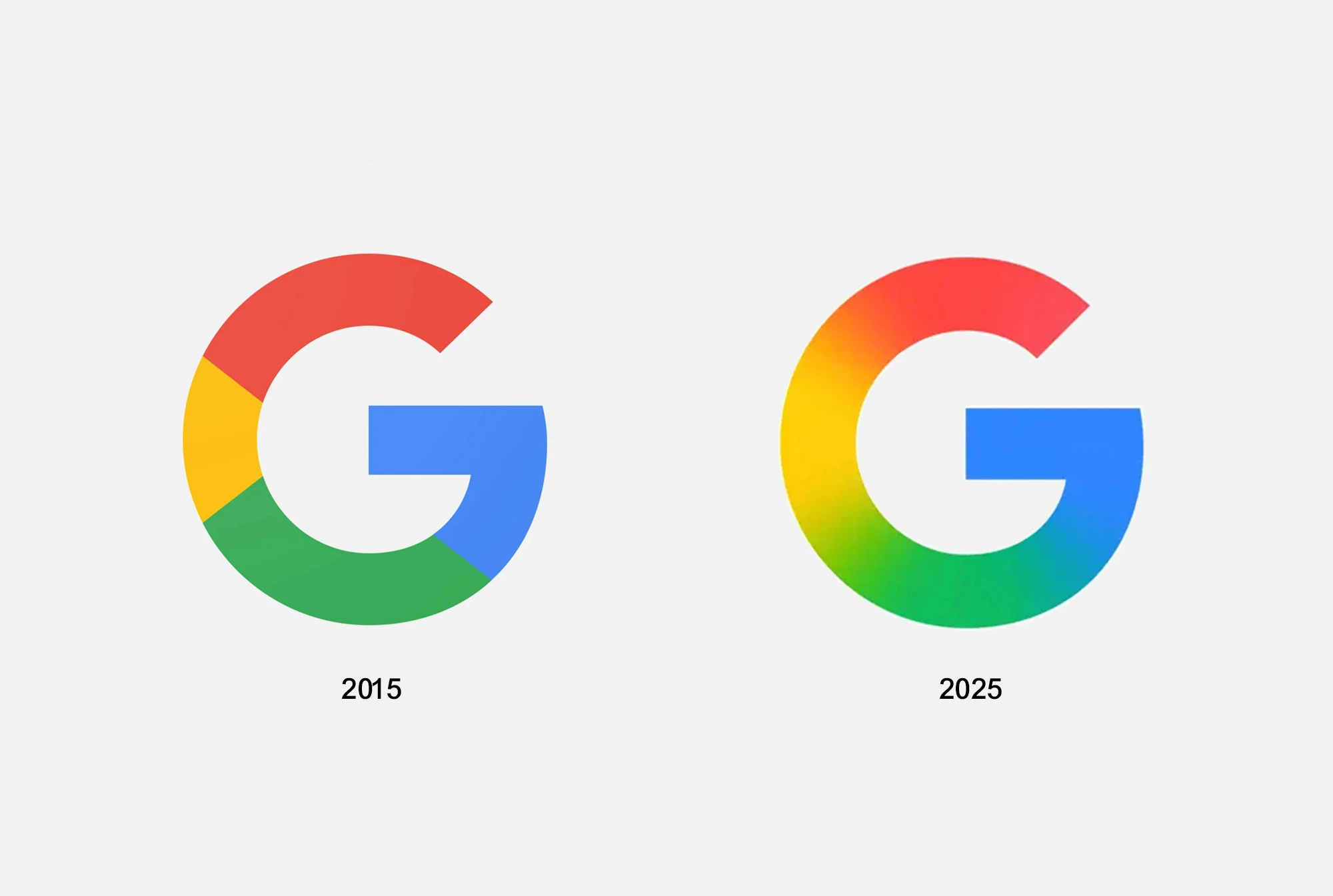 Google logo evolution