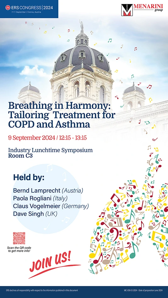 Migliore pubblicità Healthcare Menarini - ERS Congress 2024
